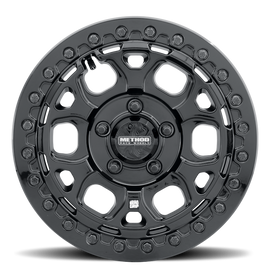 Method MR416 Beadlock 15x7 / 6x5.5 / 74mm Offset / 78.30mm Bore - Gloss Black Wheel