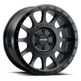 Method MR305 NV 18x9 18mm Offset 8x170 130.81mm CB Matte Black/Gloss Black Lip Wheel