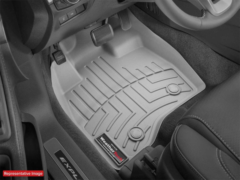 WeatherTech 25-26 Lincoln Navigator 2nd Row Rear FloorLiner 2pc - Grey