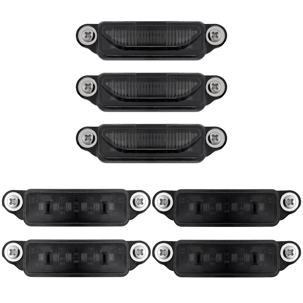 Recon Dodge 21-25 RAM 1500 TRX 7-PC Fender & Hood Light Kit Smoked Lens Amber LED Running Lights w/ Startup Light Sequence - Multiple Options