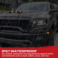 Load image into Gallery viewer, Recon Dodge 21-25 RAM 1500 TRX 7-PC Fender &amp; Hood Light Kit Smoked Lens Amber LED Running Lights w/ Startup Light Sequence - Multiple Options