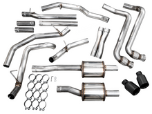 Load image into Gallery viewer, AWE Tuning 25+ RAM 1500 3.0TT 0FG Cat-Back Touring Exhaust - Diamond Black Tips