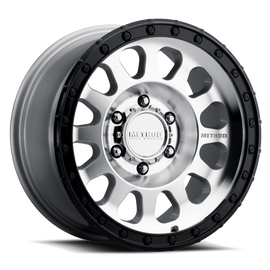 Method MR315 17x8.5 0mm Offset 6x5.5 106.25mm CB Machined Wheel - Gloss Black Lip