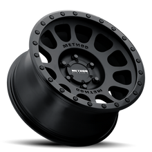 Load image into Gallery viewer, Method MR305 NV 17x8.5 0mm Offset 8x6.5 130.81mm CB Matte Black/Gloss Black Wheel
