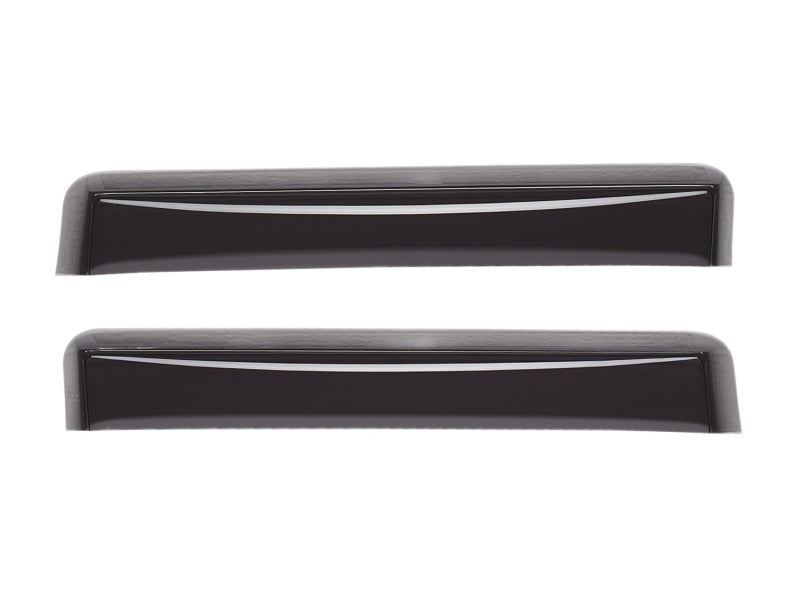 WeatherTech 04-24 Nissan Titan/16-24 Nissan Titan XD Rear Window Deflectors - Matte Black