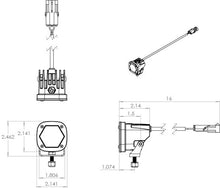 Load image into Gallery viewer, Baja Designs S1 Wide Cornering LED Light w/ Mounting Bracket Pair