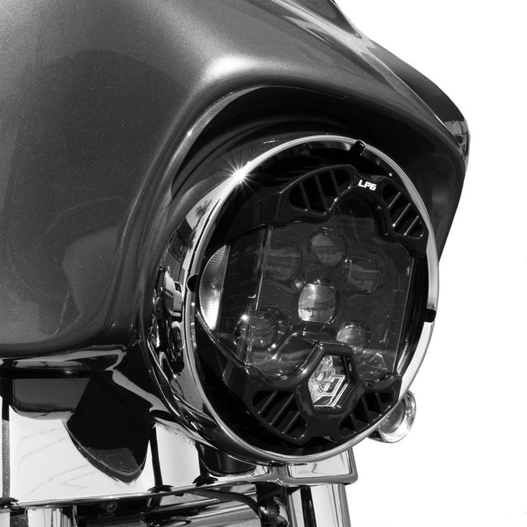 Baja Designs 14-23 Harley-Davidson Street Glide (Single Light) DOT LP6 LED DRL Headlight Kit - White