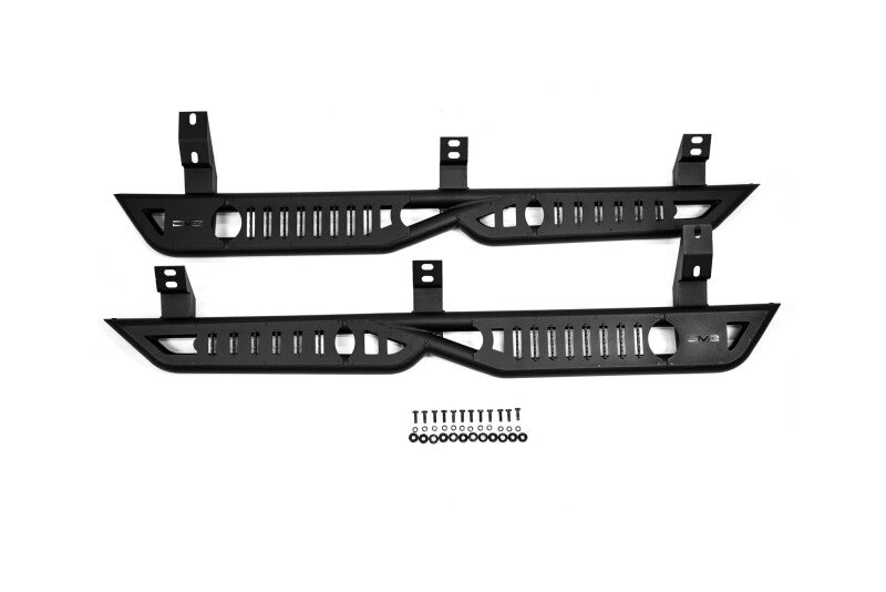 DV8 Offroad 2025+ Toyota 4Runner OE Plus Side Steps - Micro-Texture Black