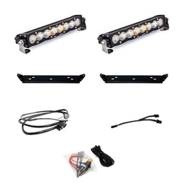 Baja Designs 2021+ Ford Raptor S8 Behind Grill Kit -10in. Clear D/C