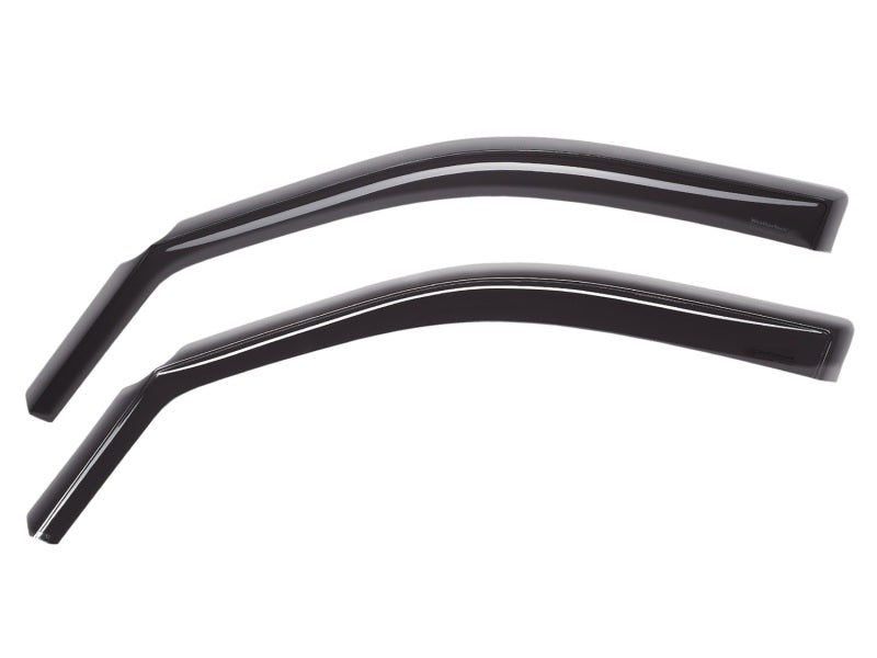 WeatherTech 04-24 Nissan Titan/16-24 Nissan Titan XD Rear Window Deflectors - Matte Black