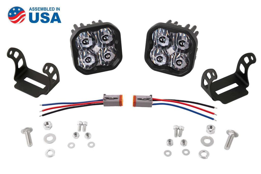 Diode Dynamics SS3 Driving Combo White Sport LED Pod (pair) - Amber Backlight