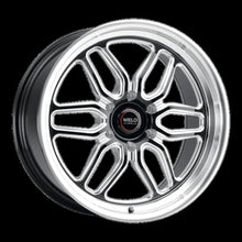 Load image into Gallery viewer, Weld Racing 17x10 Laguna 6 Drag 6x135 ET42 BS7.25 Gloss BLK MIL DIA 87.1