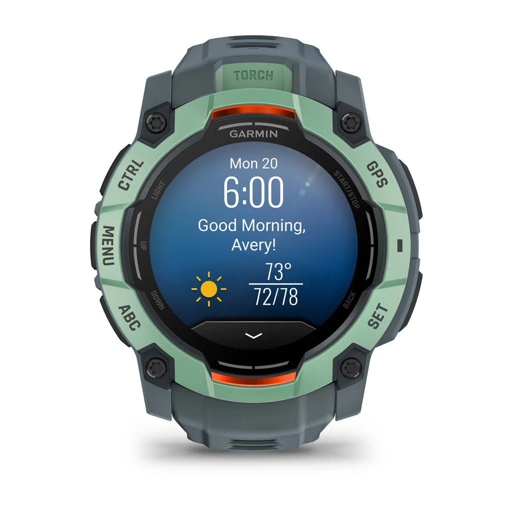 Instinct® 3 – 50 mm, AMOLED Neo Tropic with Twilight Band