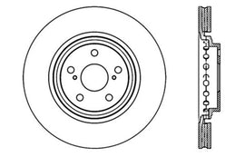 StopTech Sport Drilled & Slotted Rotor - Front Right