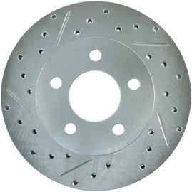 StopTech Select Sport 95-01 Ford Explorer / 98-02 Ranger 4WD Slotted and Drilled Right Front Rotor