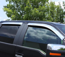 Load image into Gallery viewer, AVS 04-12 Chevy Colorado Crew Cab Ventvisor Front &amp; Rear Window Deflectors 4pc - Chrome