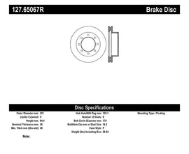 StopTech Slotted & Drilled Sport Brake Rotor