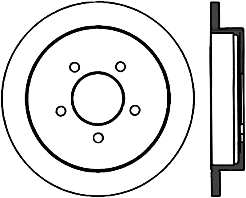 StopTech Sport Cryo Drilled & Slotted Rotor Right